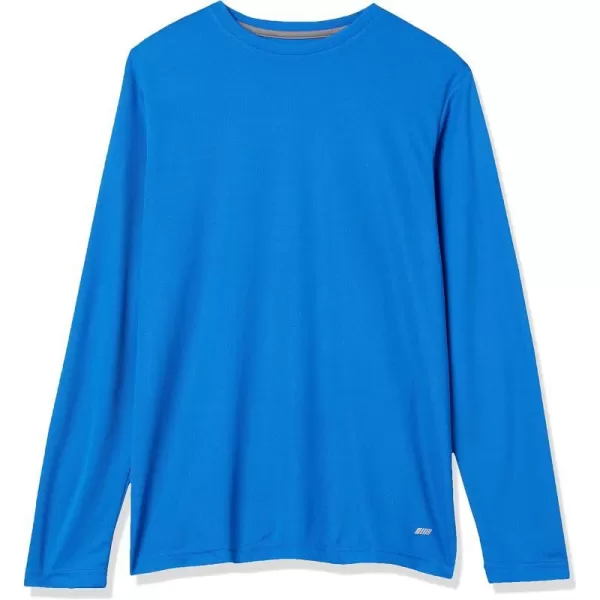 Amazon Essentials Mens Performance Tech LongSleeve TShirtRoyal Blue