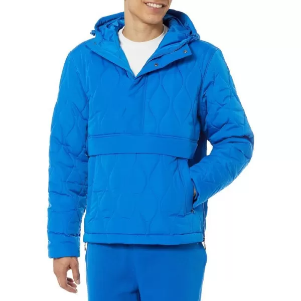 Amazon Essentials Mens Recycled Polyester Anorak PufferBright Blue