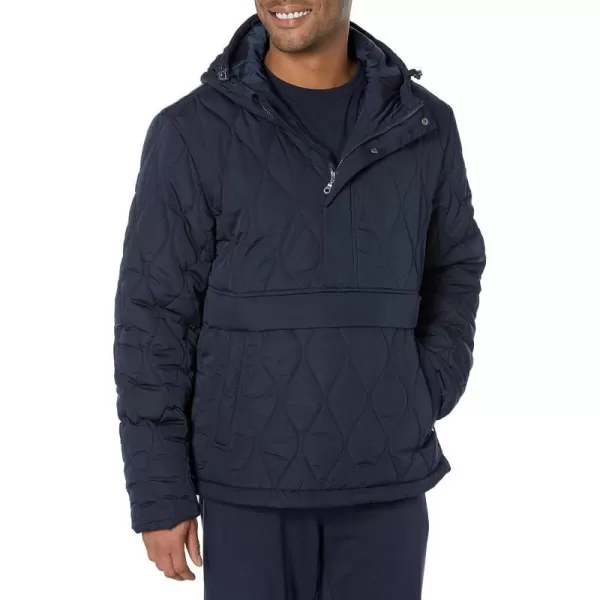 Amazon Essentials Mens Recycled Polyester Anorak PufferNavy