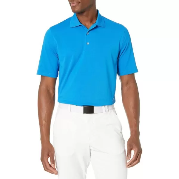 Amazon Essentials Mens RegularFit QuickDry Golf Polo Shirt Available in Big  TallBright Blue