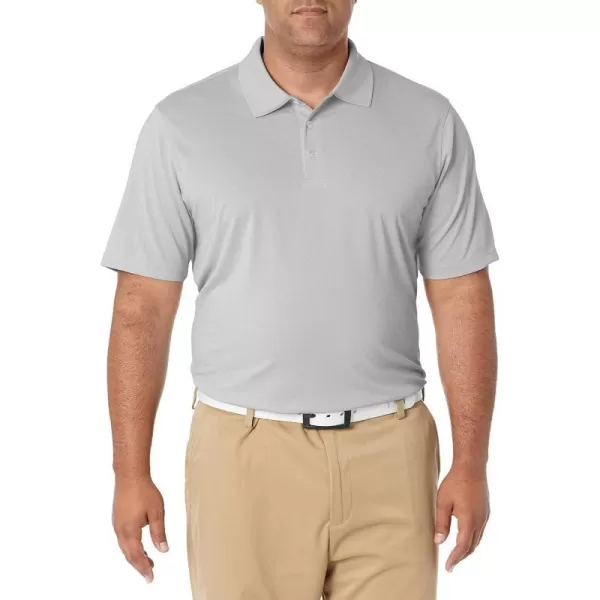 Amazon Essentials Mens RegularFit QuickDry Golf Polo Shirt Available in Big  TallLight Grey Heather