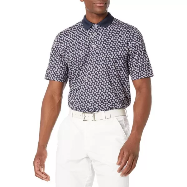 Amazon Essentials Mens RegularFit QuickDry Golf Polo Shirt Available in Big  TallNavy Seashells