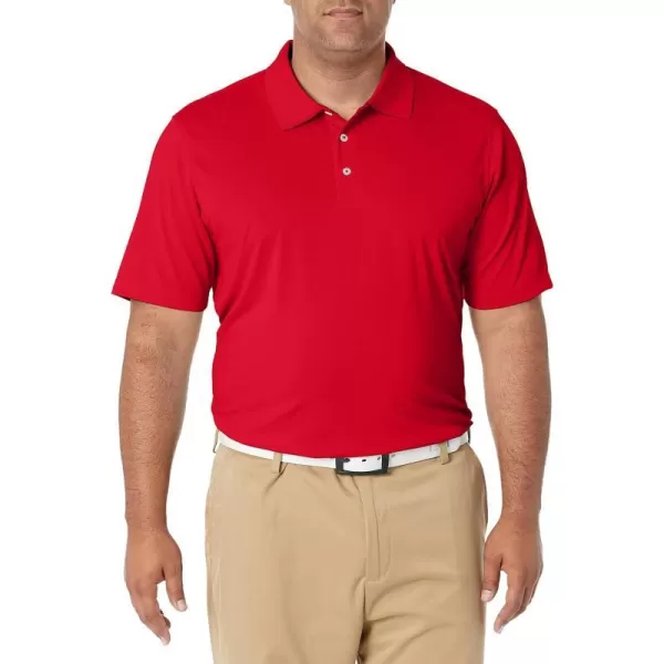 Amazon Essentials Mens RegularFit QuickDry Golf Polo Shirt Available in Big  TallRich Red