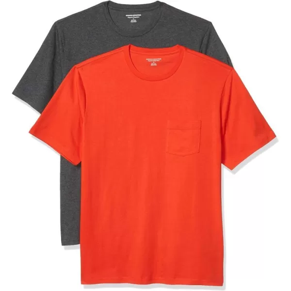 Bright Orange/Charcoal Heather