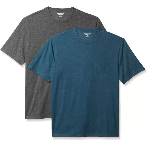 Teal Blue/Charcoal Heather