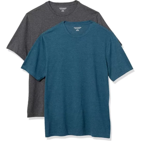 2 Teal Blue/Charcoal Heather