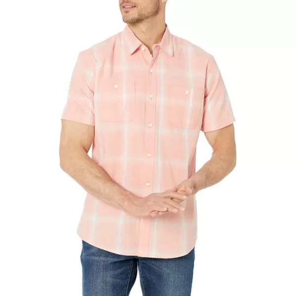 Regular Fit Pink White Plaid