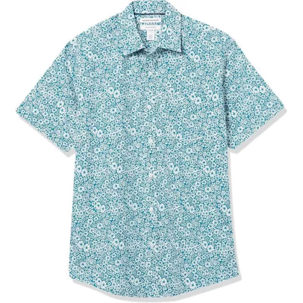 Teal Blue Floral