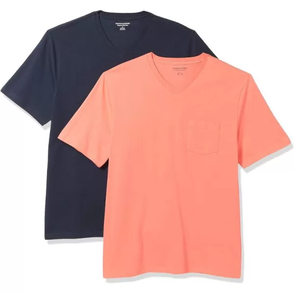 Coral Pink/Dark Navy