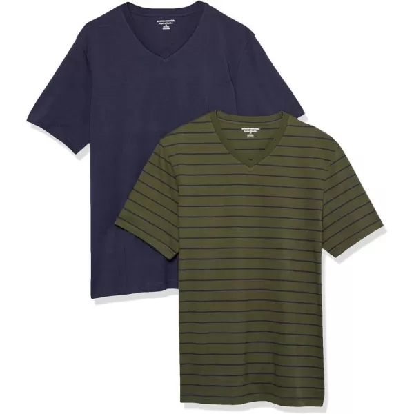 Navy/Olive/Stripe