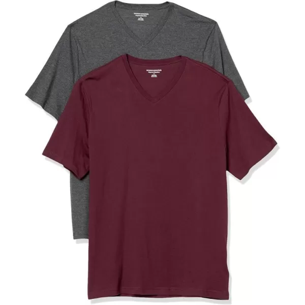 Charcoal Heather/Burgundy