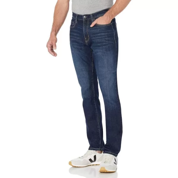 Amazon Essentials Mens RelaxedFit Stretch JeanIndigo Wash