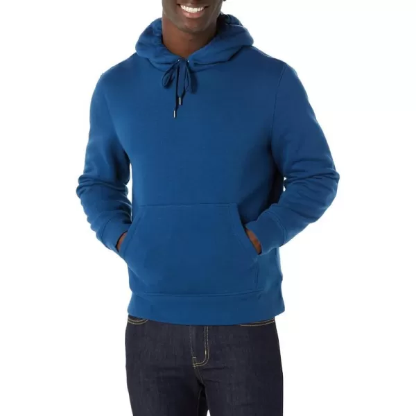 Amazon Essentials Mens SherpaLined Pullover Hoodie SweatshirtTeal Blue