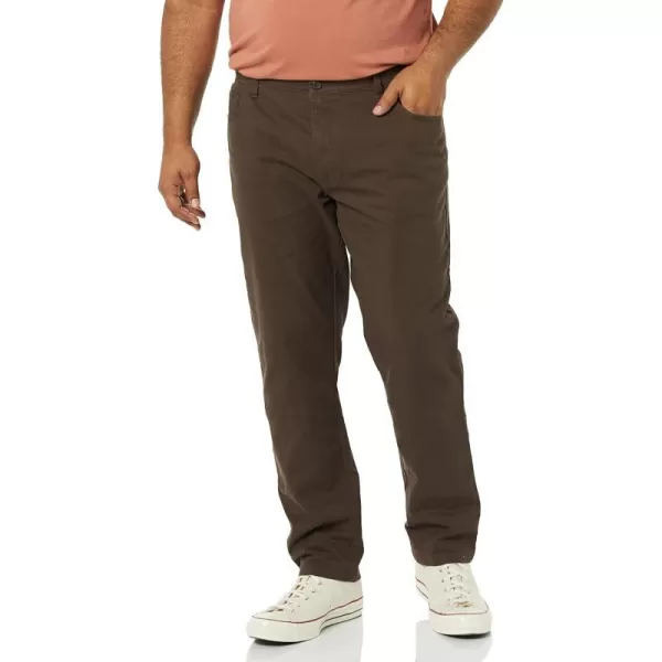 Amazon Essentials Mens SkinnyFit 5Pocket Comfort Stretch Chino Pant Previously GoodthreadsBrown