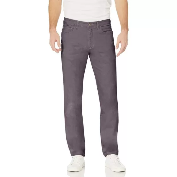 Amazon Essentials Mens SlimFit 5Pocket Comfort Stretch Chino Pant Previously GoodthreadsGrey