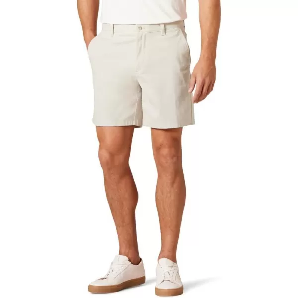 Amazon Essentials Mens SlimFit 7 Stretch Chino ShortStone