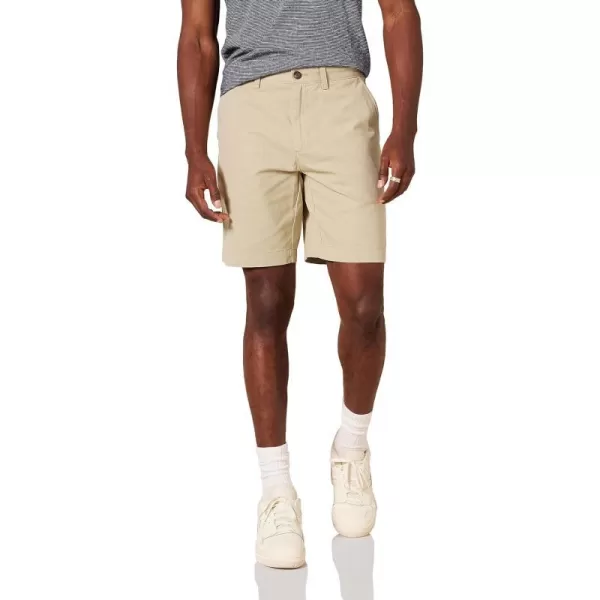 Amazon Essentials Mens SlimFit 9 ShortKhaki Brown