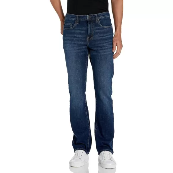 Amazon Essentials Mens SlimFit Bootcut JeanDark Blue Vintage