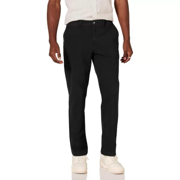 Amazon Essentials Mens SlimFit Casual Stretch Khaki PantBlack