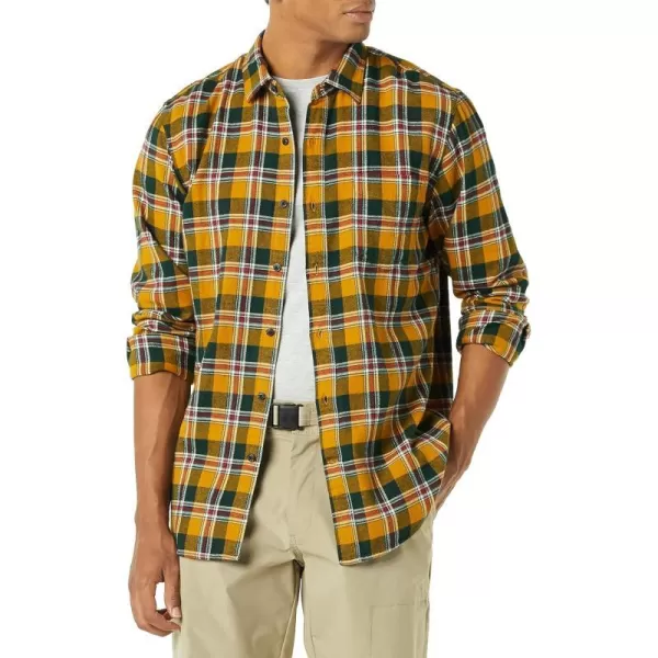 Dark Green Yellow Plaid