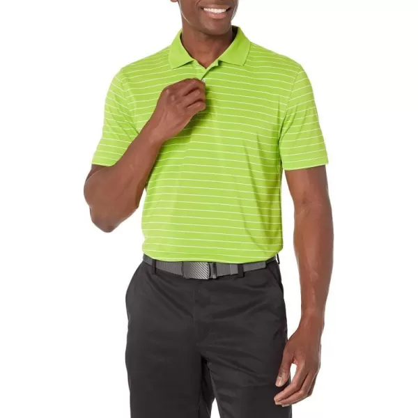 Polyester Lime Green Stripe