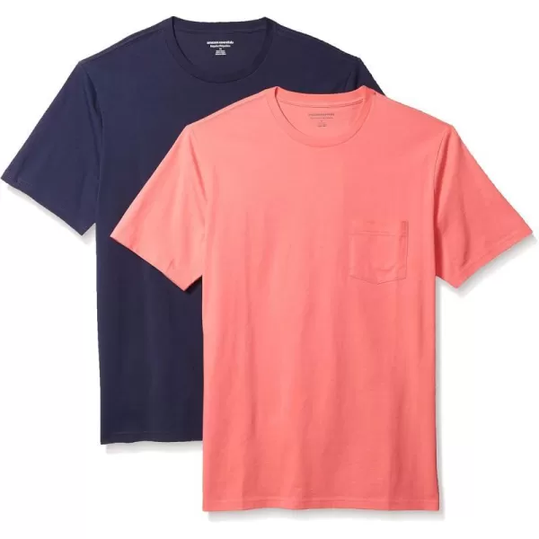 Coral Pink/Dark Navy