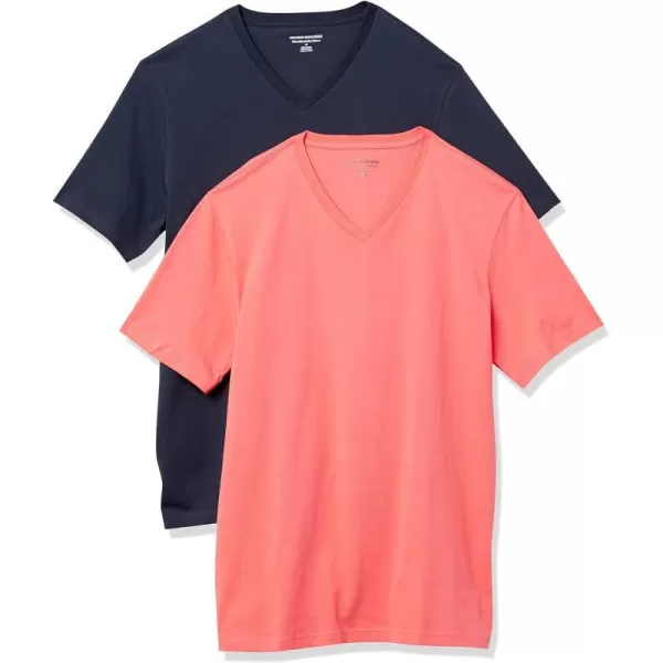 Coral Pink/Dark Navy