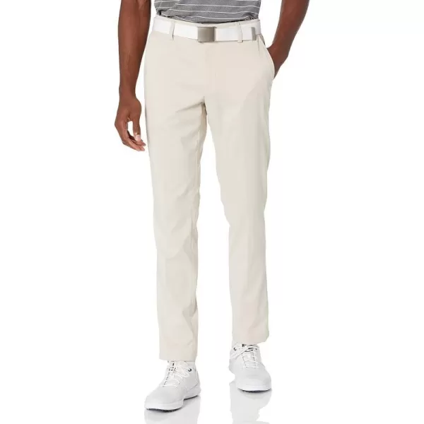 Amazon Essentials Mens SlimFit Stretch Golf PantPolyester Blend Light Beige