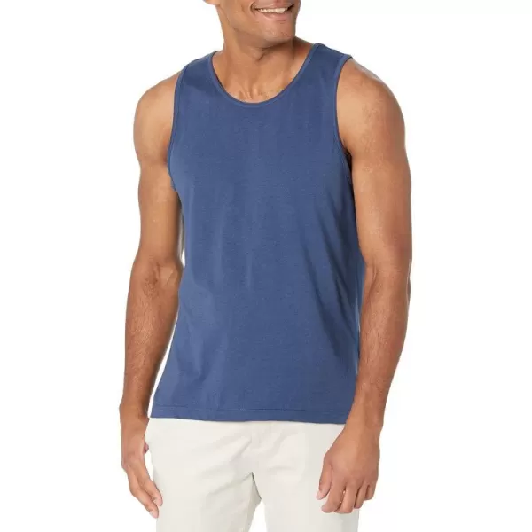 Amazon Essentials Mens SlimFit Tank TopBlue Heather