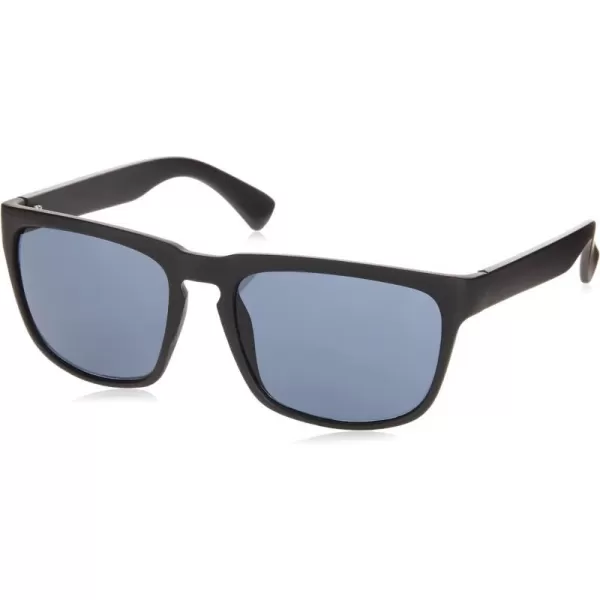 Amazon Essentials Mens Sport Sunglasses RectangularBlack Smoke Mono