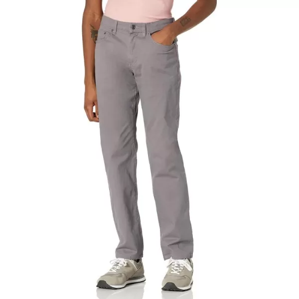 Amazon Essentials Mens StraightFit 5Pocket Stretch Twill PantDark Grey