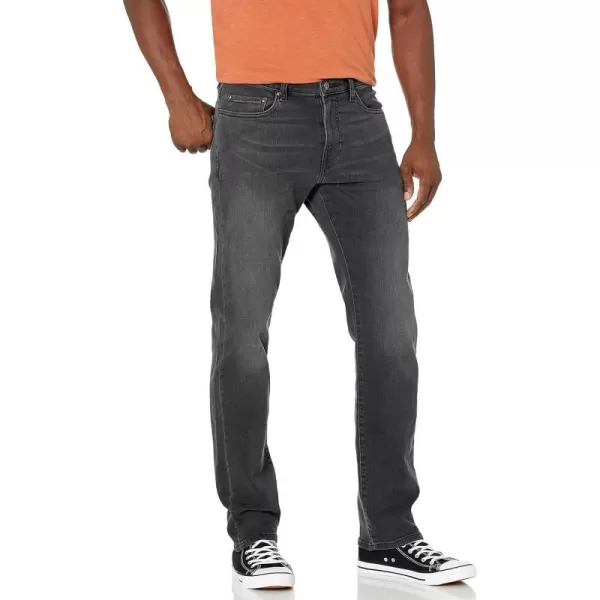 Amazon Essentials Mens StraightFit Jean Previously GoodthreadsBlack Sanded