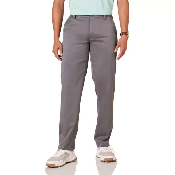 Amazon Essentials Mens StraightFit Stretch Golf PantPolyester Blend Grey