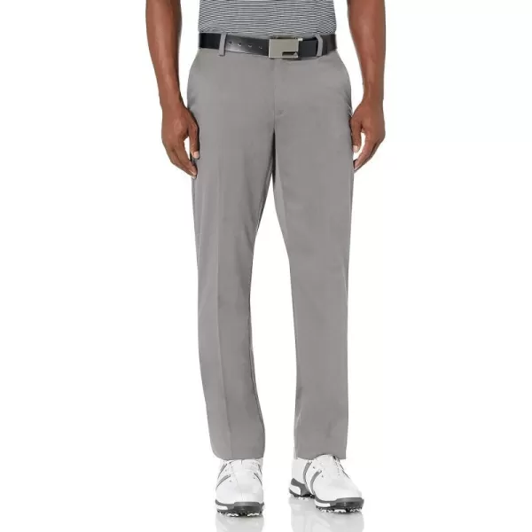 Amazon Essentials Mens StraightFit Stretch Golf PantRecycled Polyester Blend Grey