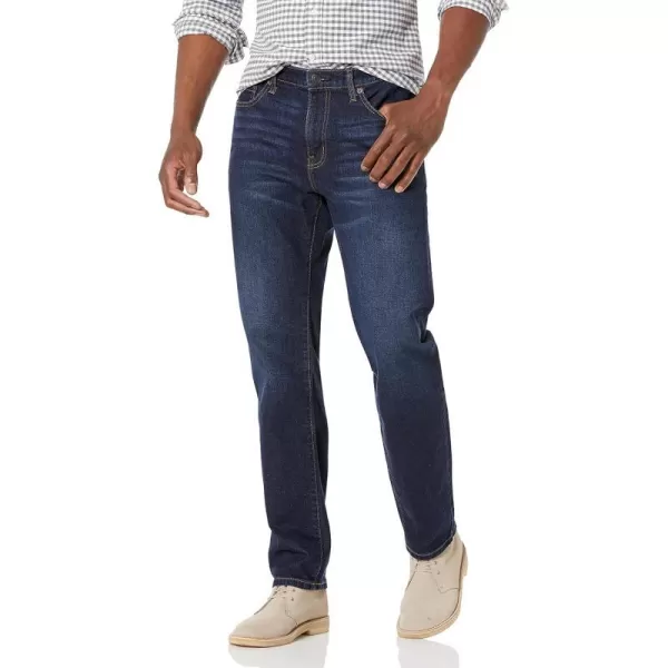 Amazon Essentials Mens StraightFit Stretch JeanIndigo Wash