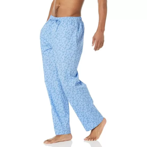 Amazon Essentials Mens StraightFit Woven Pajama PantPalm Tree