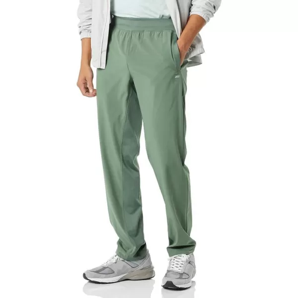 Amazon Essentials Mens Stretch Woven Training PantSage Green