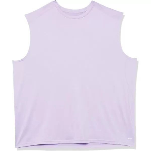 Amazon Essentials Mens Tech Stretch Muscle ShirtLavender