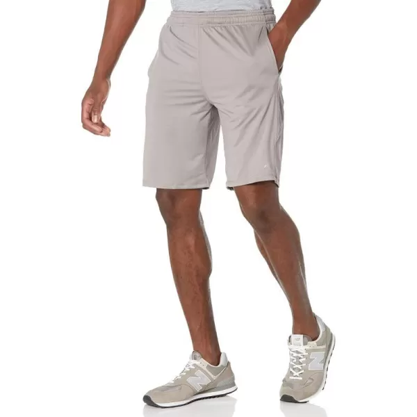 Amazon Essentials Mens Tech Stretch Training Short Available in Big amp TallLight Grey