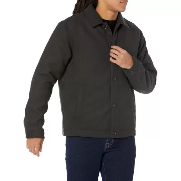 Amazon Essentials Mens Wool Short Jacket Available in Big  TallWashed Black