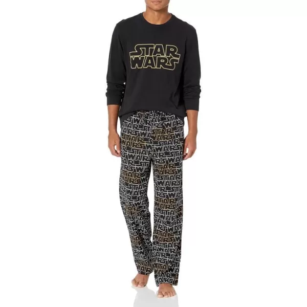 Amazon Essentials Star Wars Family Matching Pajama Sleep SetsAdult Star Wars Logo  Mens Flannel