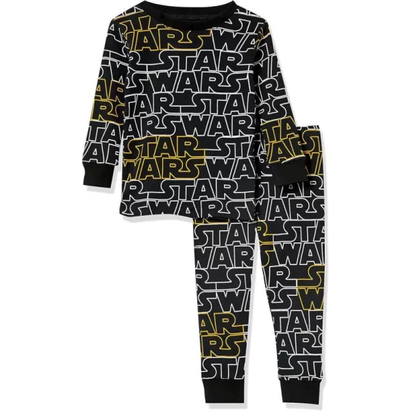 Amazon Essentials Star Wars Family Matching Pajama Sleep SetsKids amp Baby Star Wars Logo  Baby and Kids