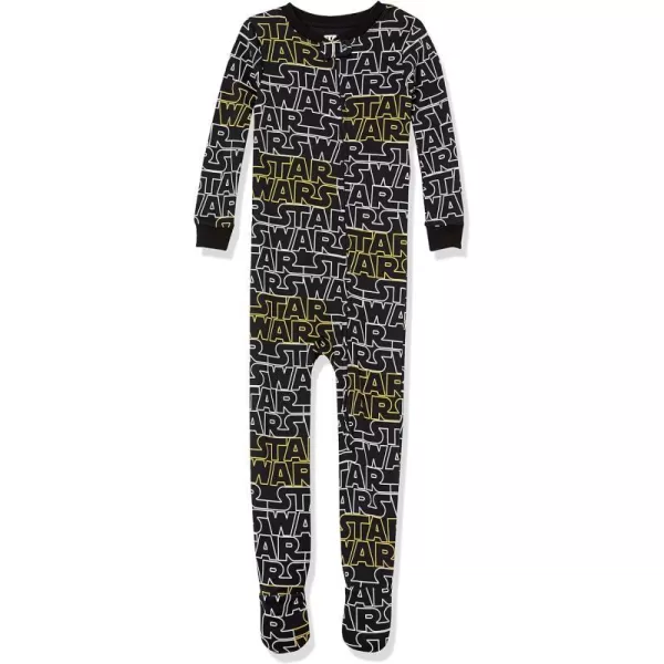 Amazon Essentials Star Wars Family Matching Pajama Sleep SetsKids amp Baby Star Wars Logo  Footed Sleeper