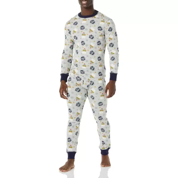 Amazon Essentials Star Wars Holiday Family Pajama SetsAdult Star Wars Winter  Mens Snugfit