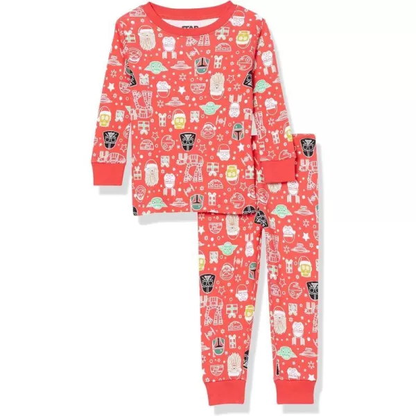 Amazon Essentials Star Wars Holiday Family Pajama SetsKids amp Baby Star Wars Holiday  Baby and Kids