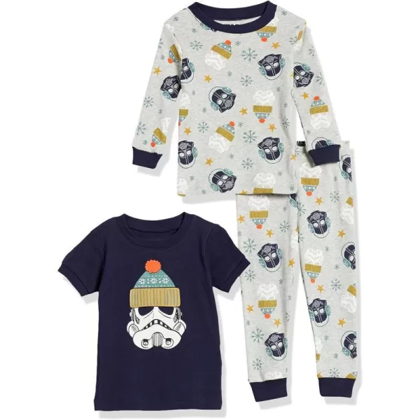 Amazon Essentials Star Wars Holiday Family Pajama SetsKids amp Baby Star Wars Winter  Kids