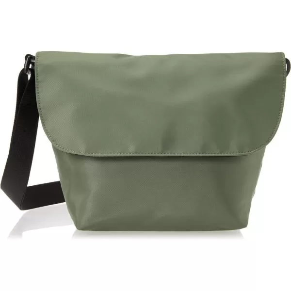 Amazon Essentials Unisex Adults Messenger Crossbody BagLight Military Green