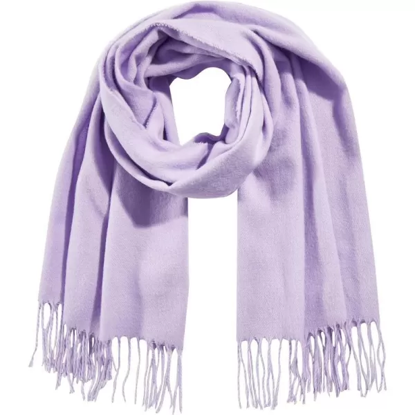 Amazon Essentials Unisex Adults Oversived Woven Scarf with FringeLavender