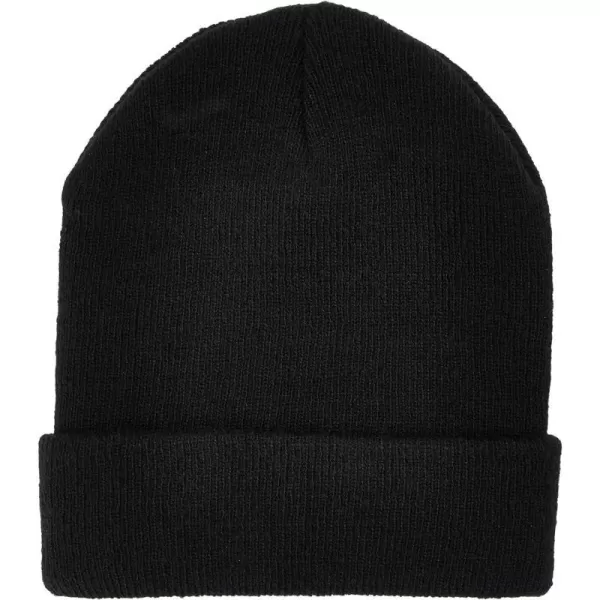 Amazon Essentials Unisex Adults Rib Knit Cuffed BeanieBlack