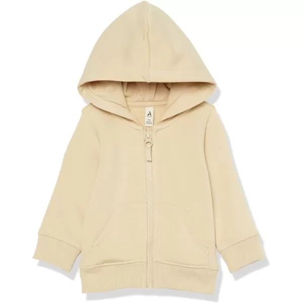 Amazon Essentials Unisex Babies French Terry ZipUp Hoodie Previously Amazon AwareSand